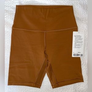 Lululemon Align Short 8” Size 6 Copper Brown NWT